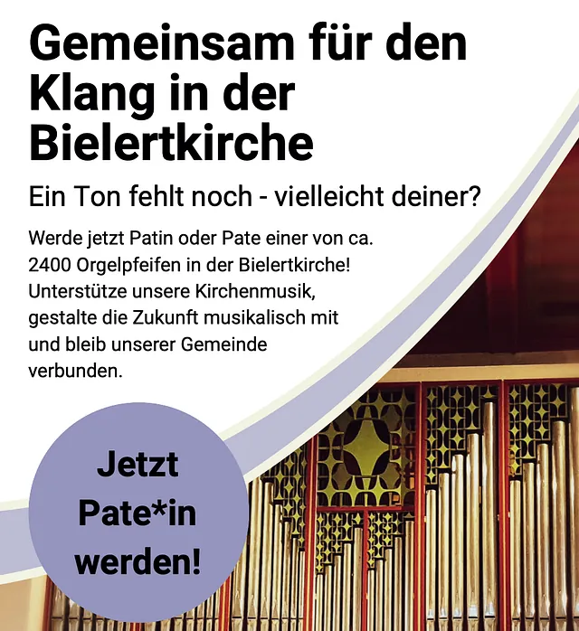Patenschaft Orgelpfeife