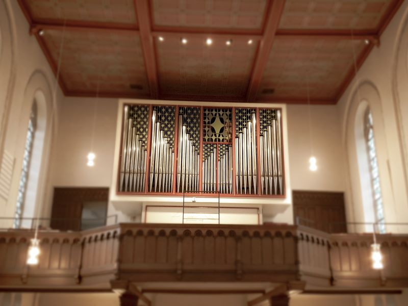Orgel in der Kirche