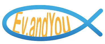 Ev and You Logo mit Fischsymbol